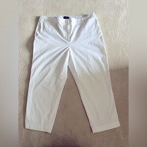 Talbots perfect crop White Pants